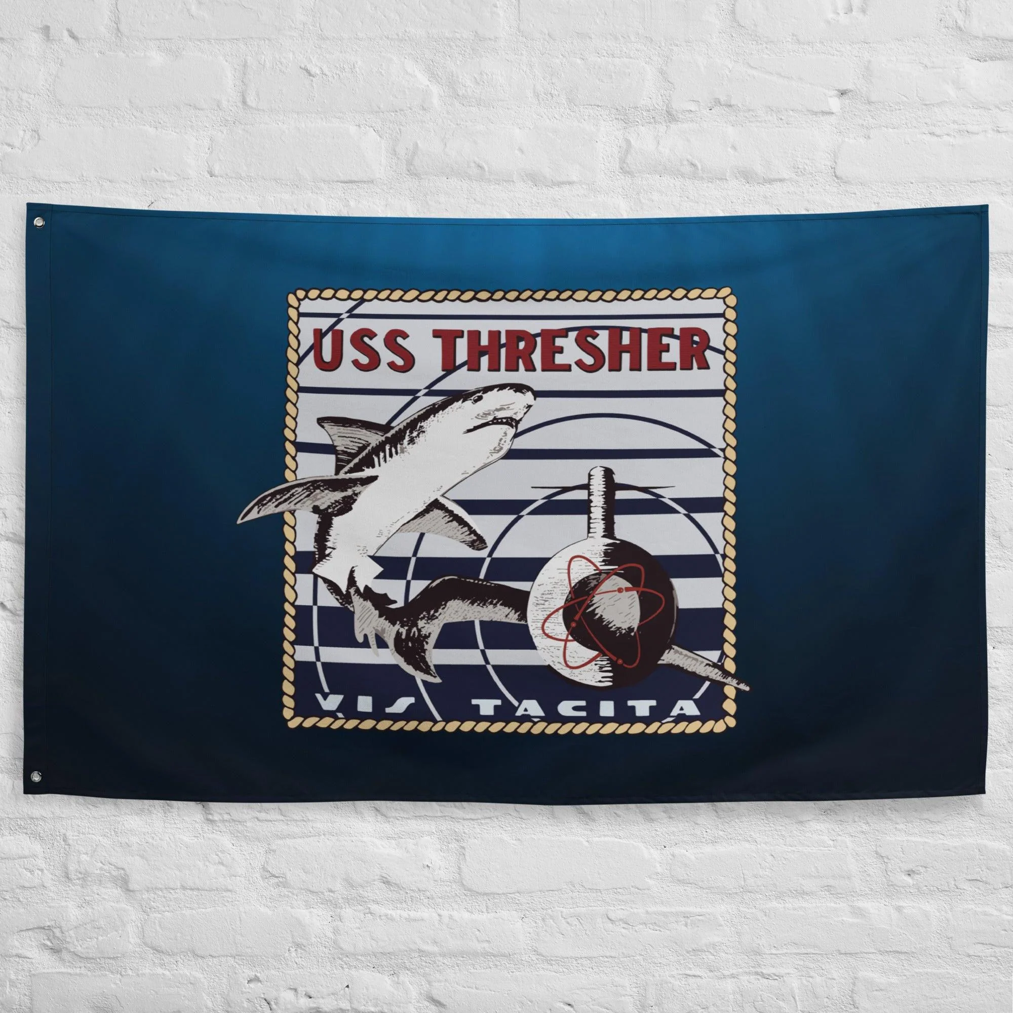USS Thresher (SSN-593) Submarine Wall Flag - Image 2