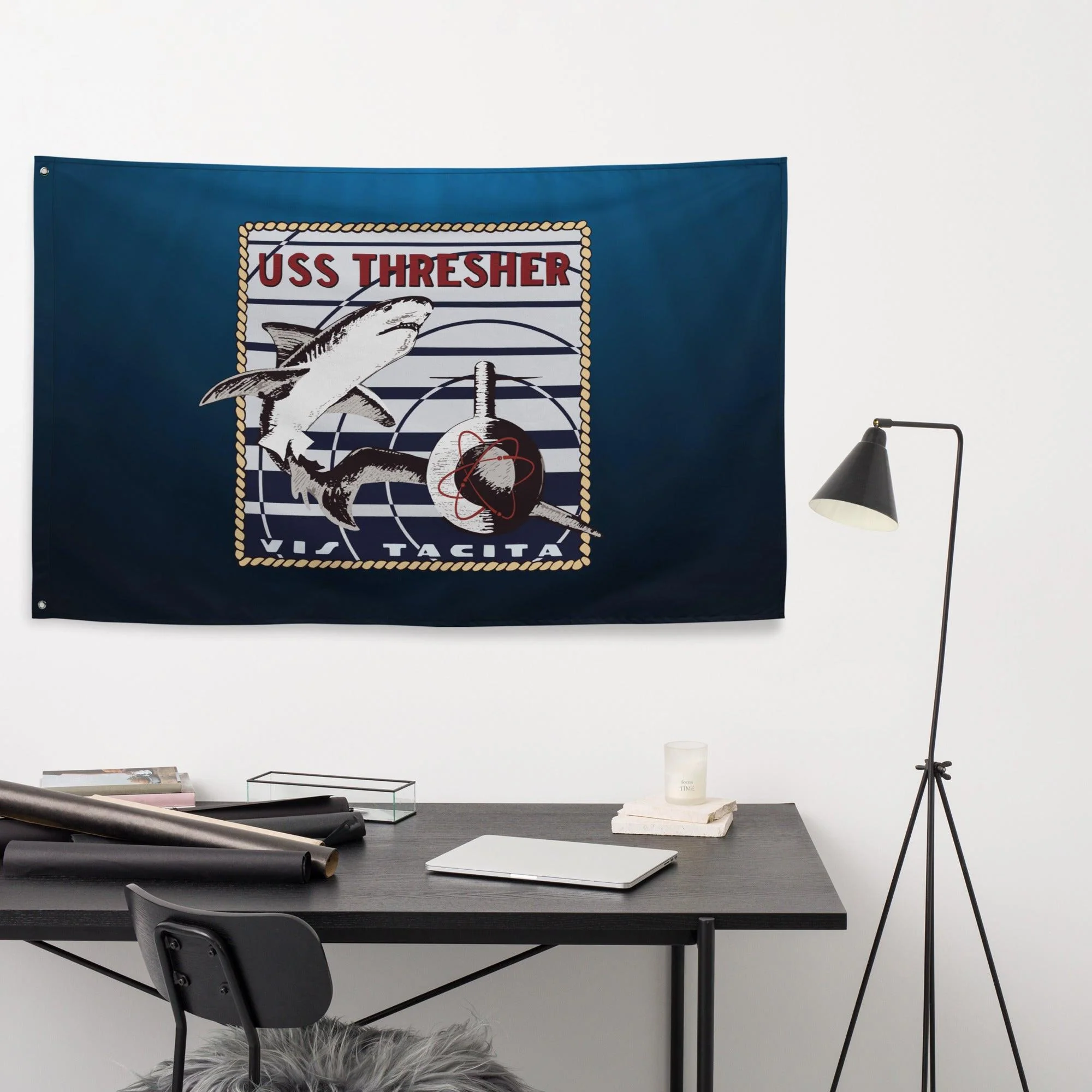 USS Thresher (SSN-593) Submarine Wall Flag - Image 3