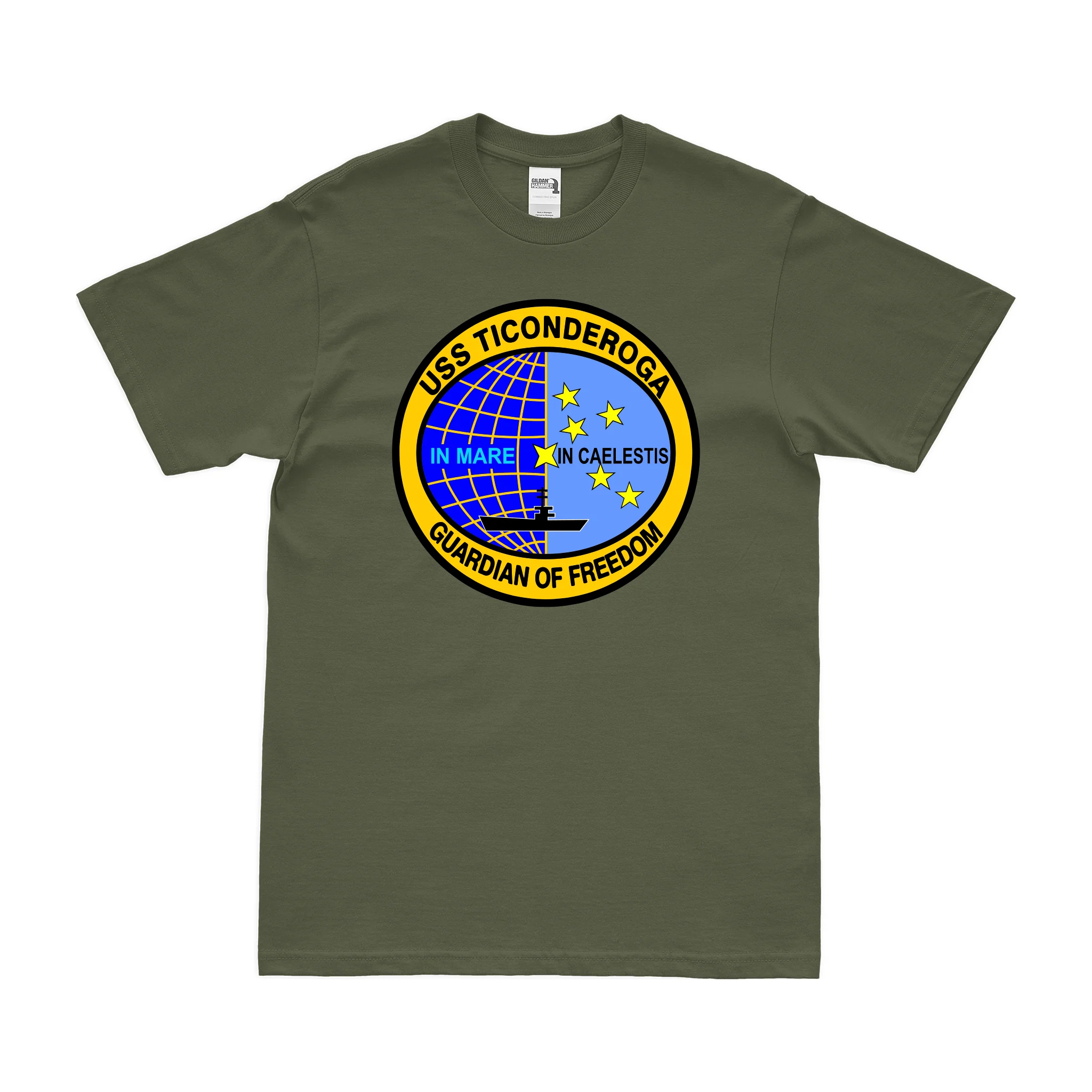 USS Ticonderoga (CV-14) T-Shirt - Image 2
