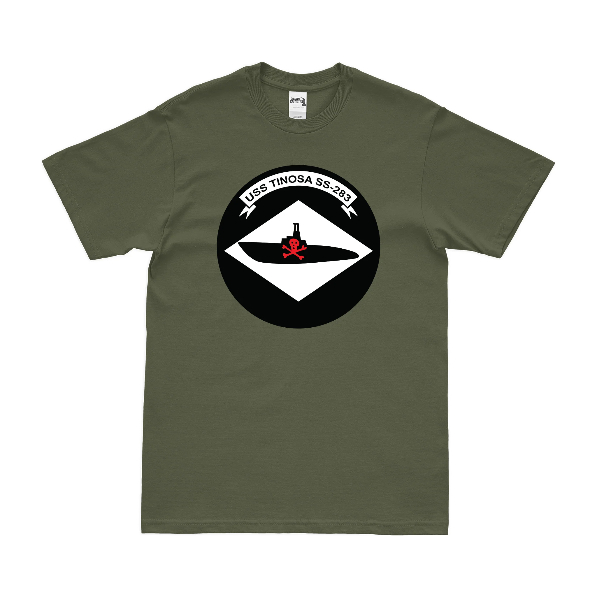 USS Tinosa (SS-283) Gato-class Submarine T-Shirt - Image 2