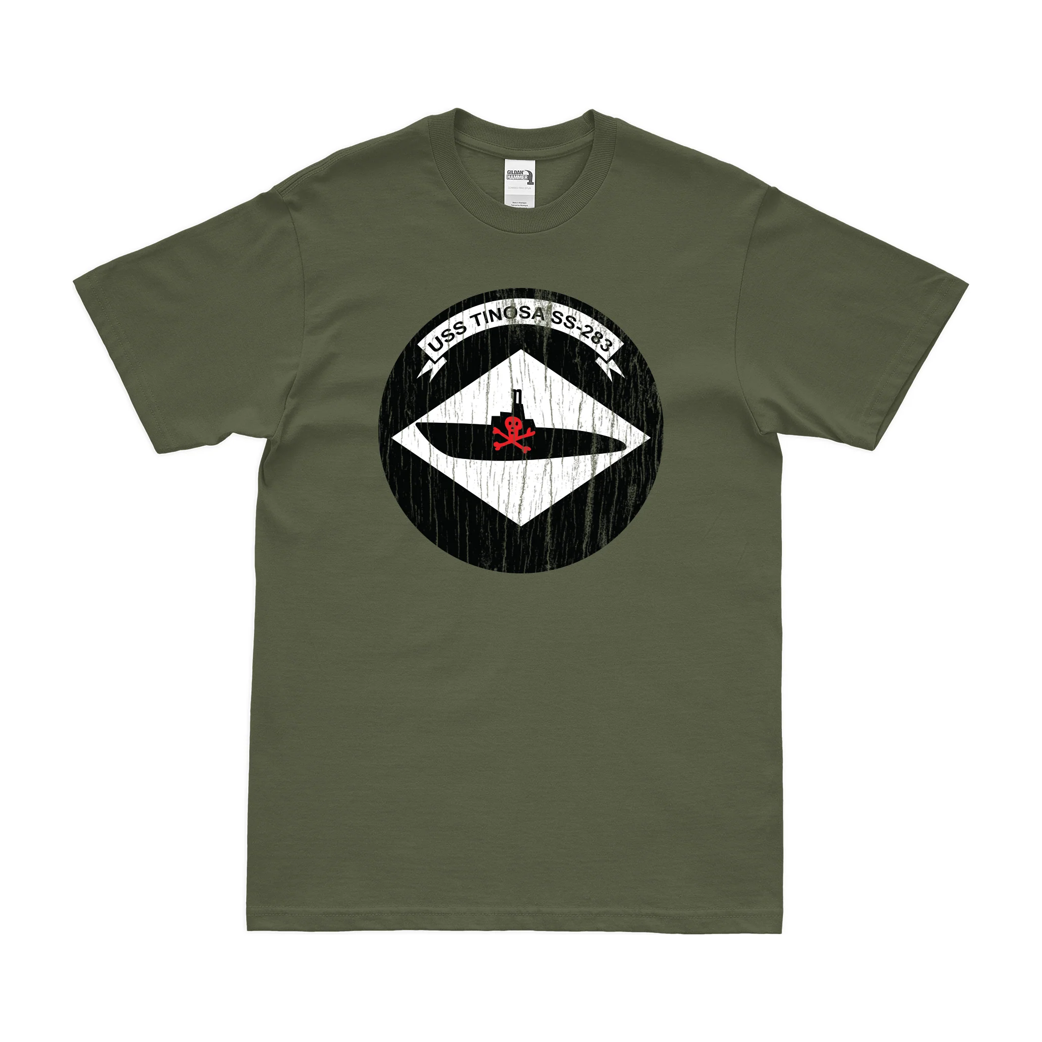 USS Tinosa (SS-283) Gato-class Submarine T-Shirt - Image 4