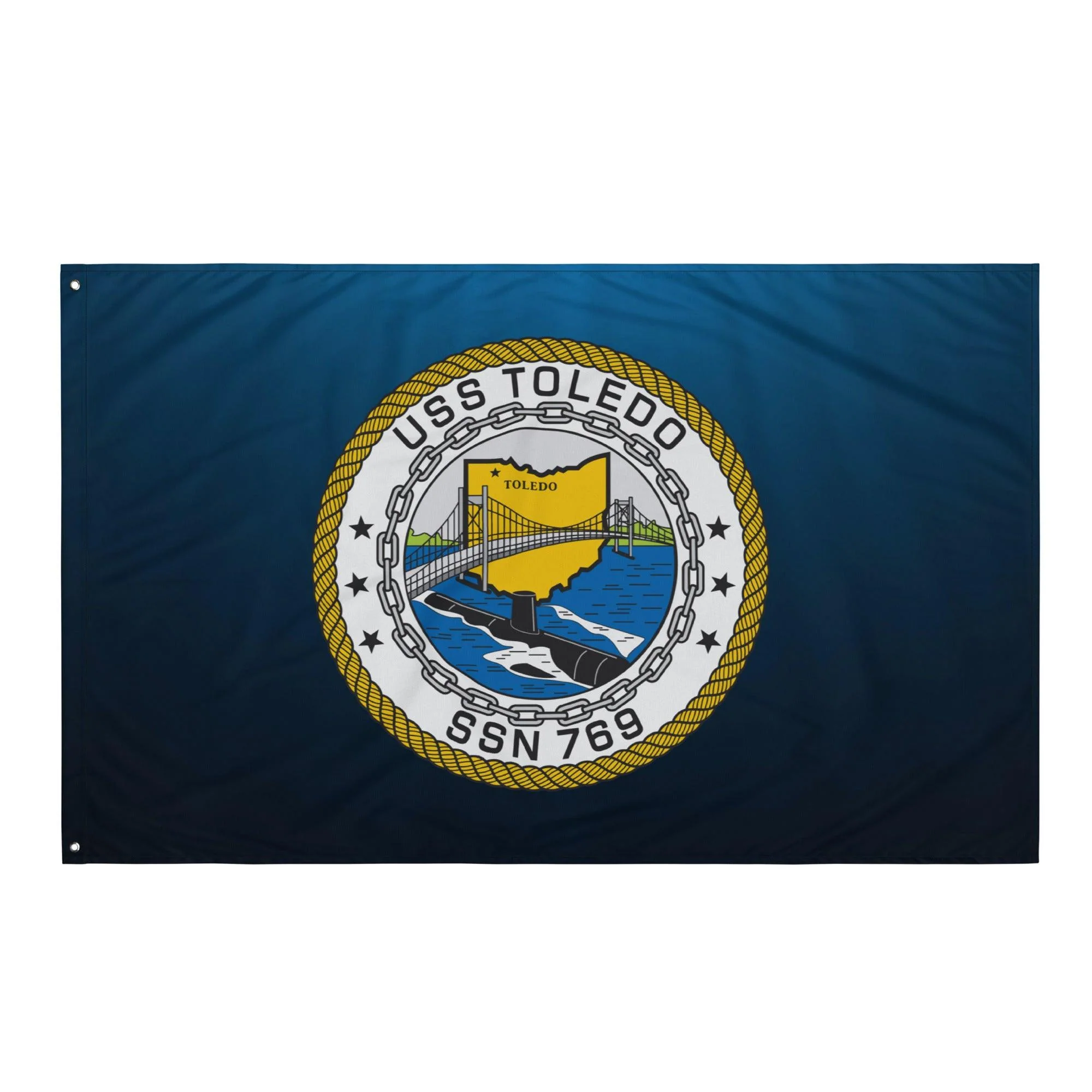 USS Toledo (SSN-769) Submarine Wall Flag - Image 5