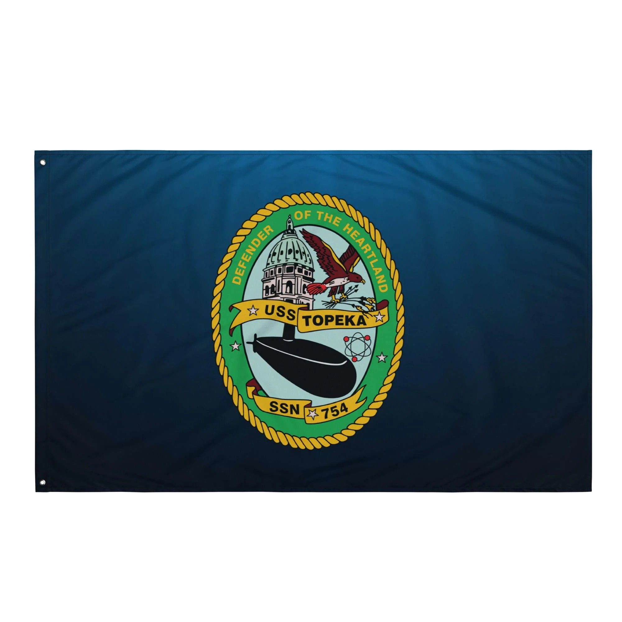 USS Topeka (SSN-754) Submarine Wall Flag