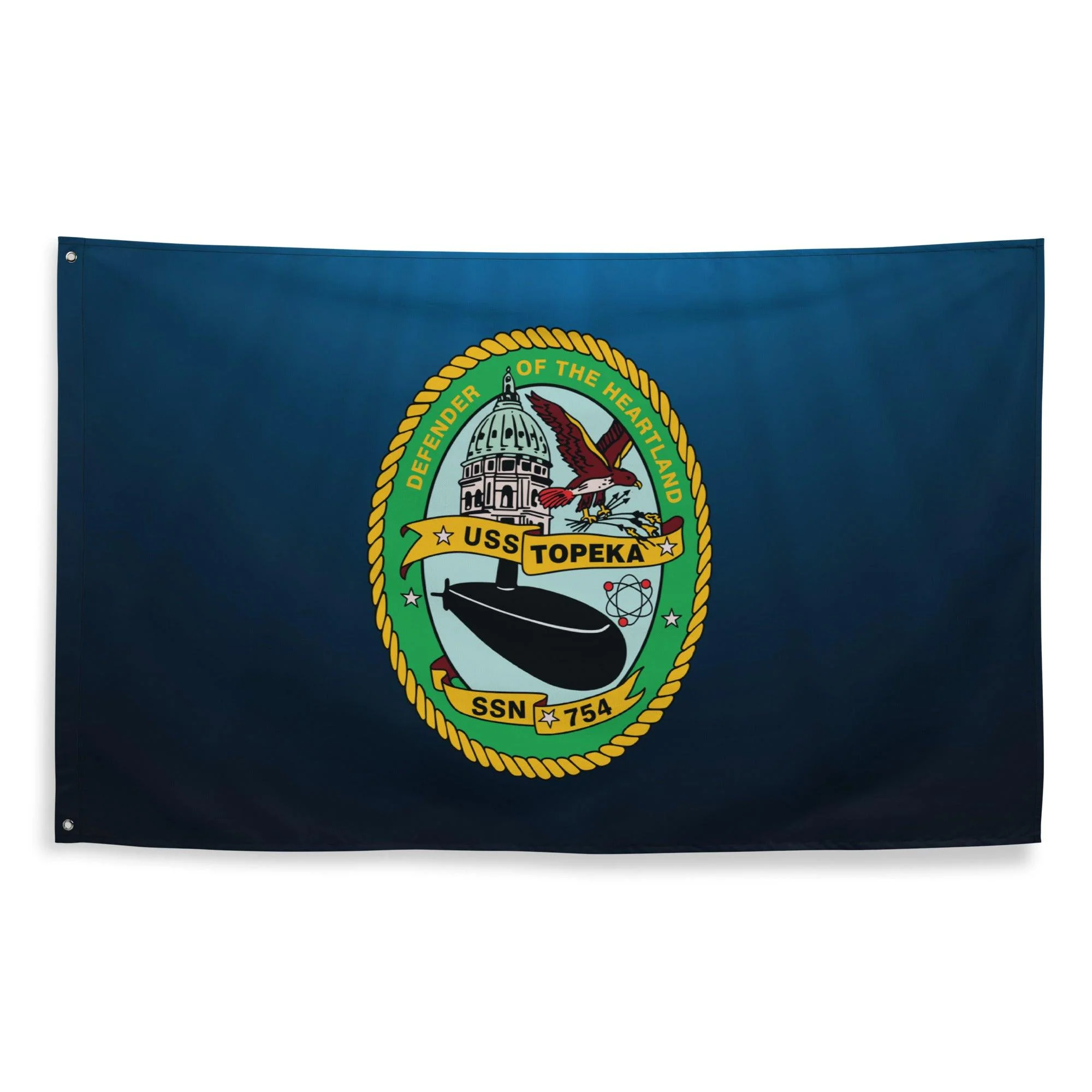 USS Topeka (SSN-754) Submarine Wall Flag - Image 5