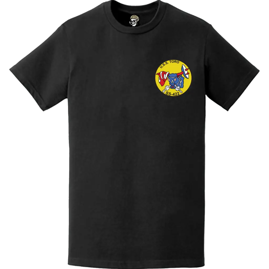 USS Toro (SS-422) Left Chest Logo Emblem T-Shirt