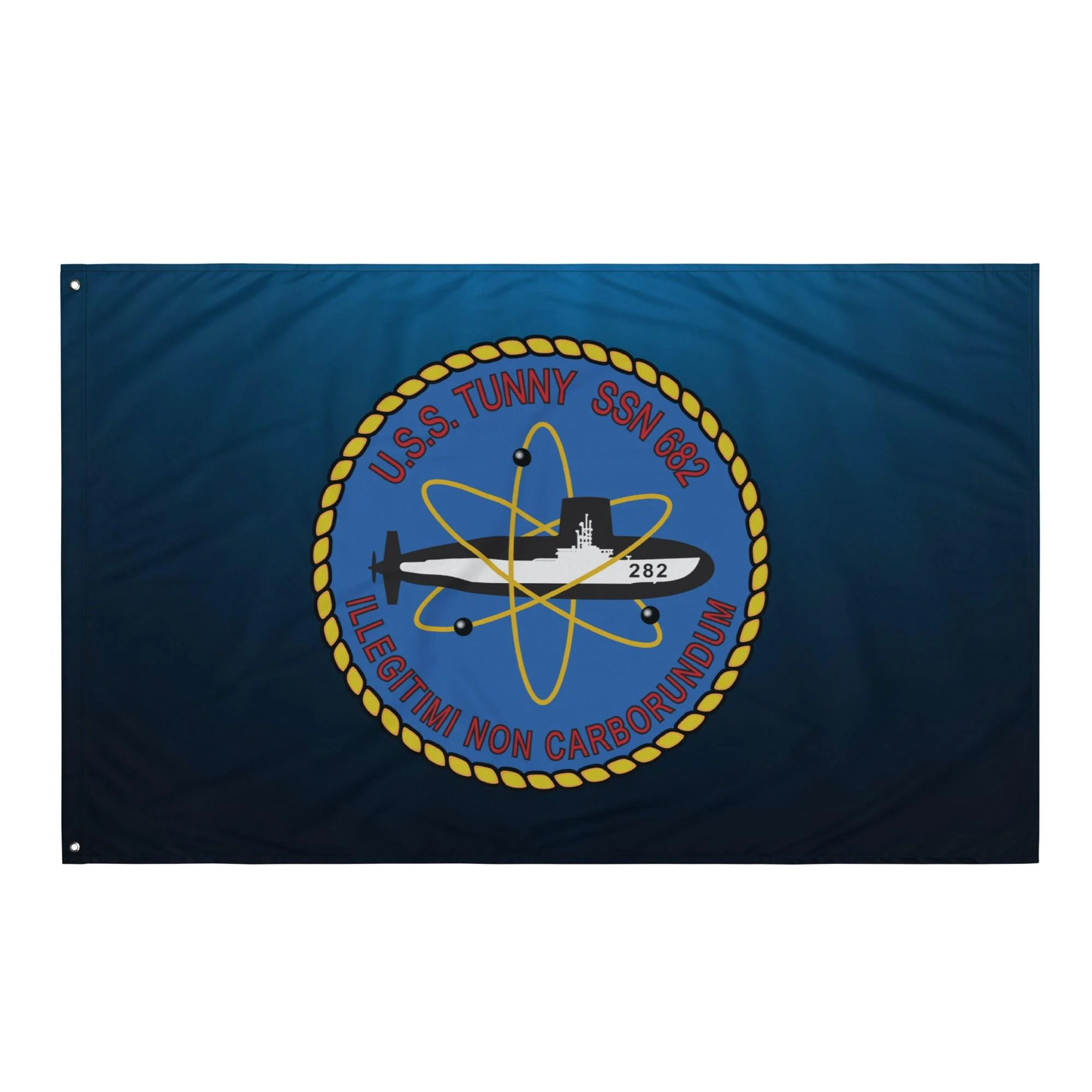 USS Tunny (SSN-682) Submarine Wall Flag - Image 5