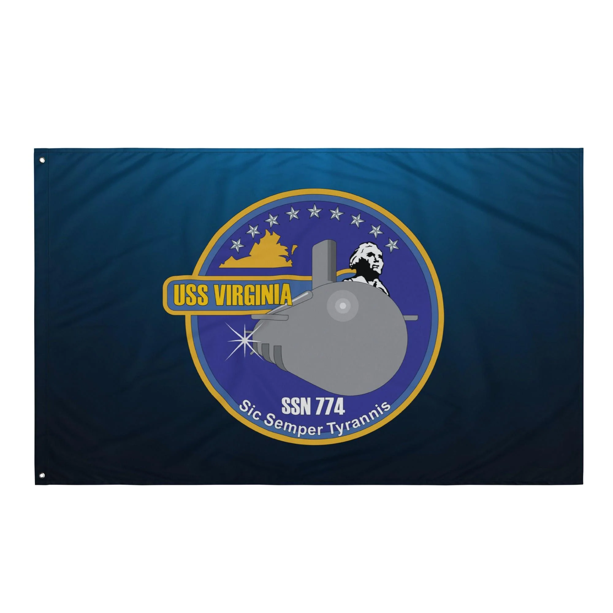 USS Virginia (SSN-774) Submarine Wall Flag - Image 5