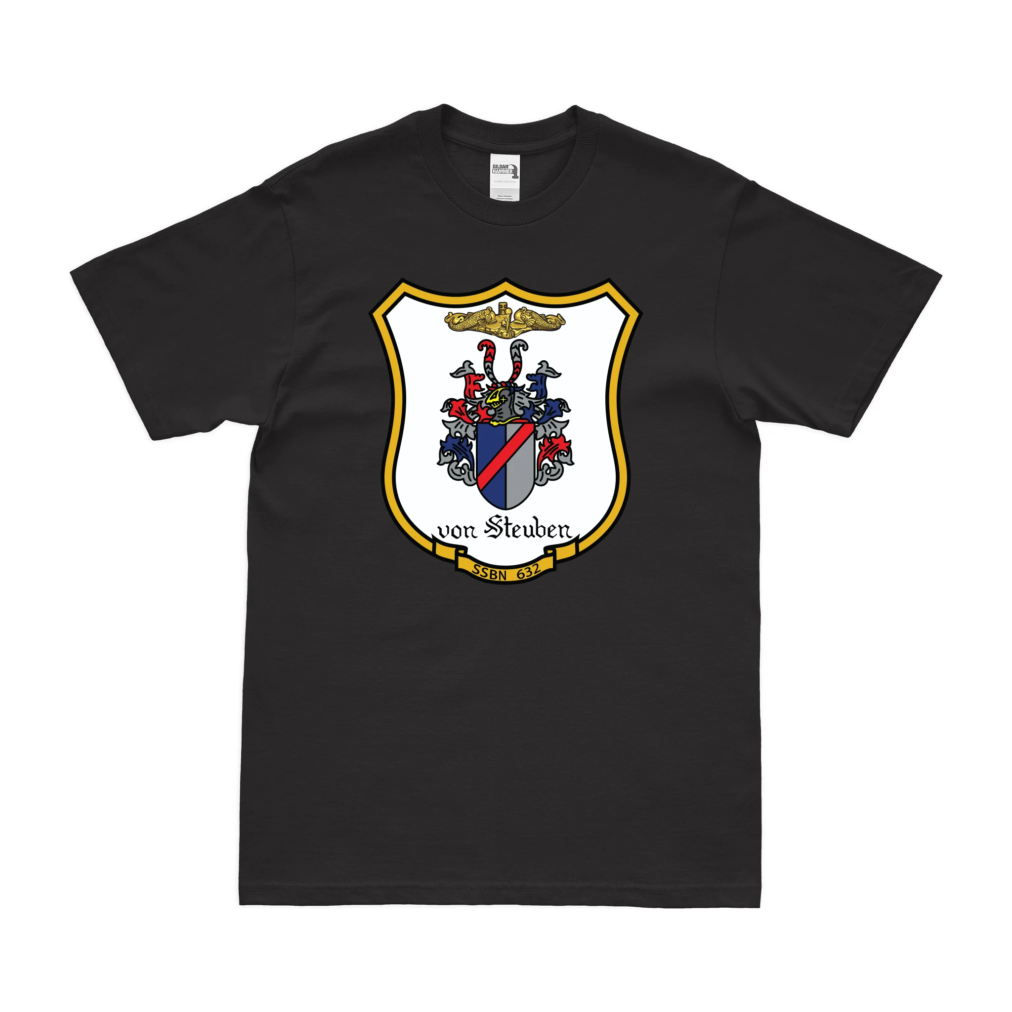 USS Von Steuben (SSBN-632) Ballistic-Missile Submarine T-Shirt