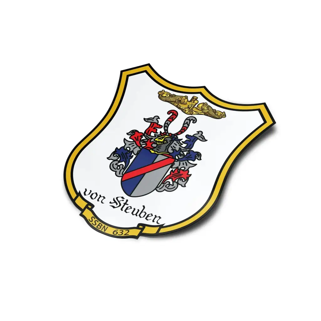 USS Von Steuben (SSBN-632) Die-Cut Vinyl Sticker Decal
