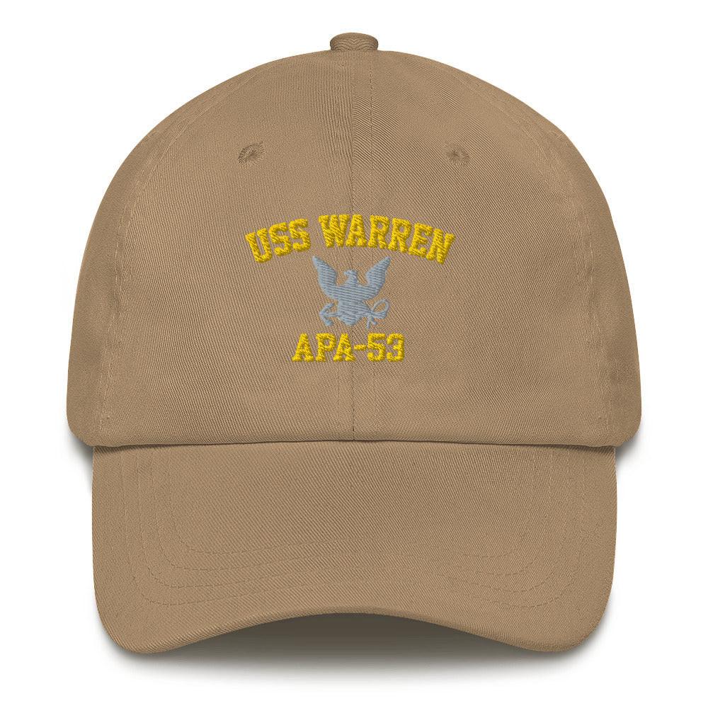 USS Warren (APA-53) Embroidered Dad Hat - Image 10