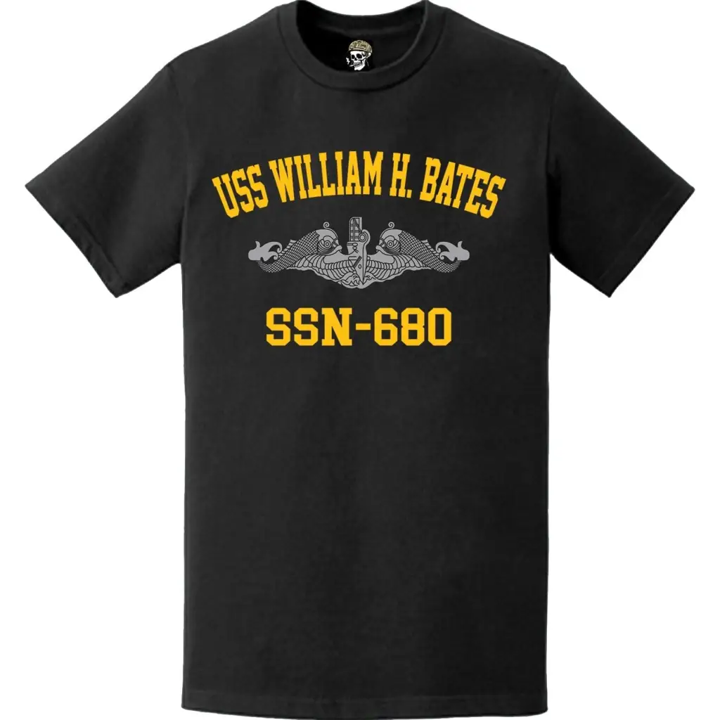 USS William P. Bates (SSN-680) Submarine T-Shirt