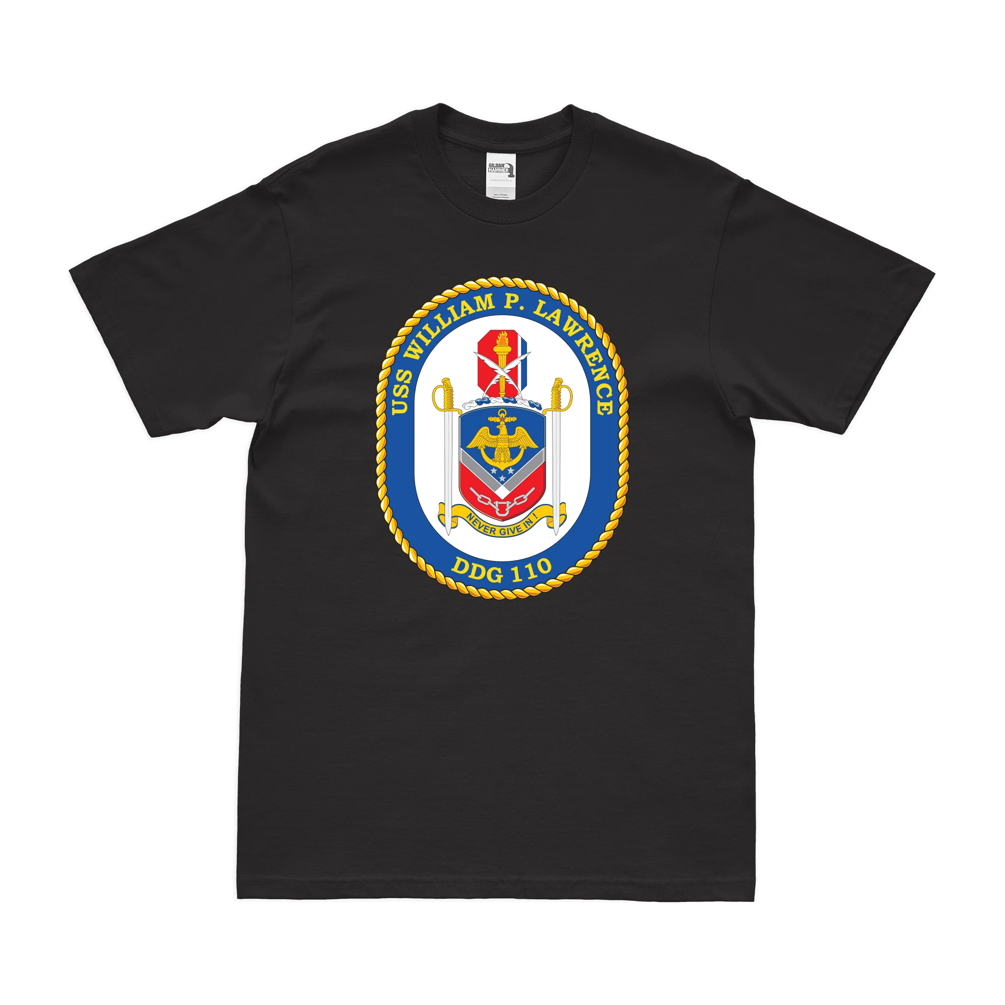 USS William P. Lawrence (DDG-110) Logo Emblem T-Shirt
