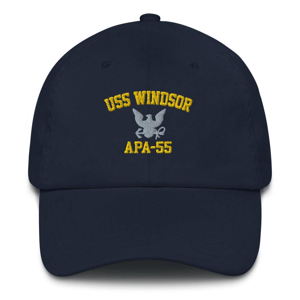 USS Windsor (APA-55) Embroidered Dad Hat - Image 4