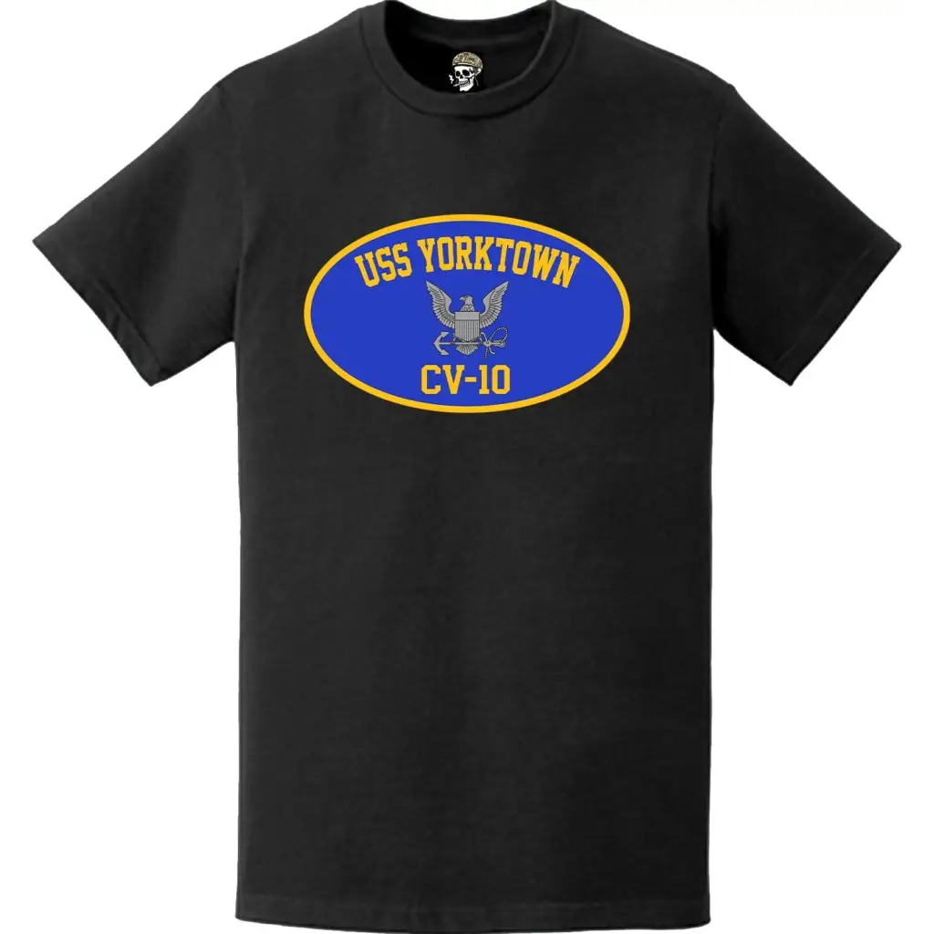 USS Yorktown (CV-10) Aircraft Carrier T-Shirt