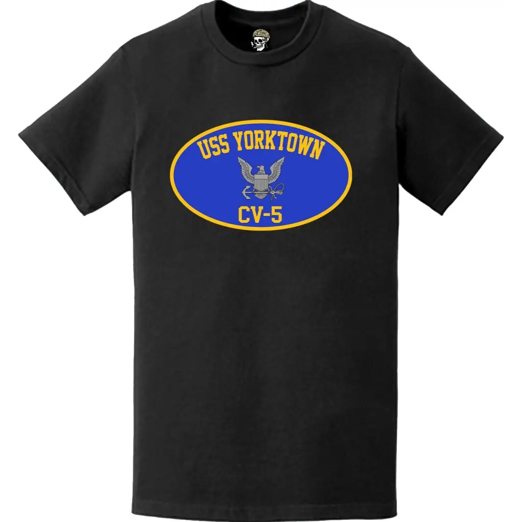 USS Yorktown (CV-5) Aircraft Carrier T-Shirt