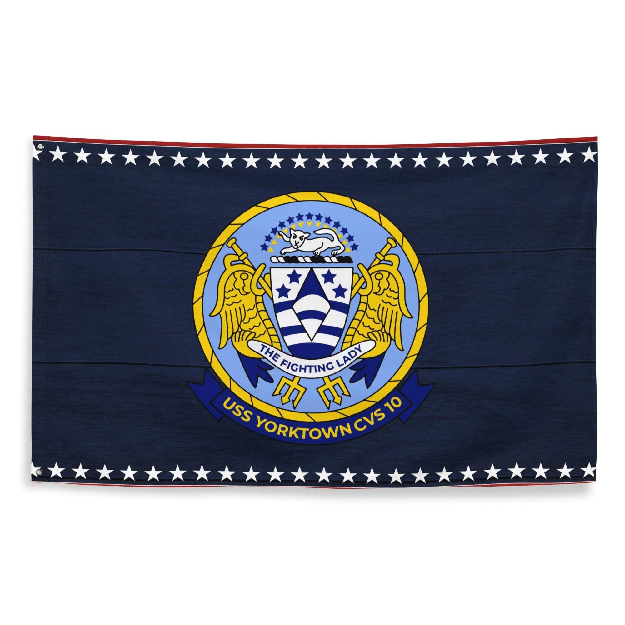 USS Yorktown (CVS-10) Essex-class Carrier Flag - Image 4