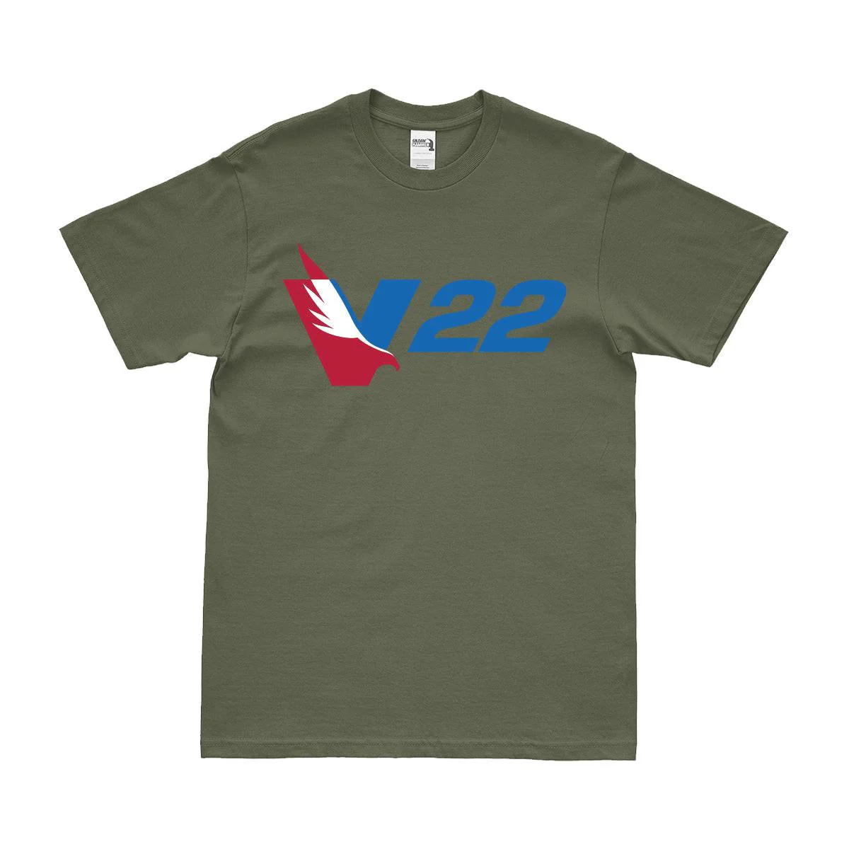 V-22 Osprey Tiltrotor Military Aircraft Logo T-Shirt - Image 2