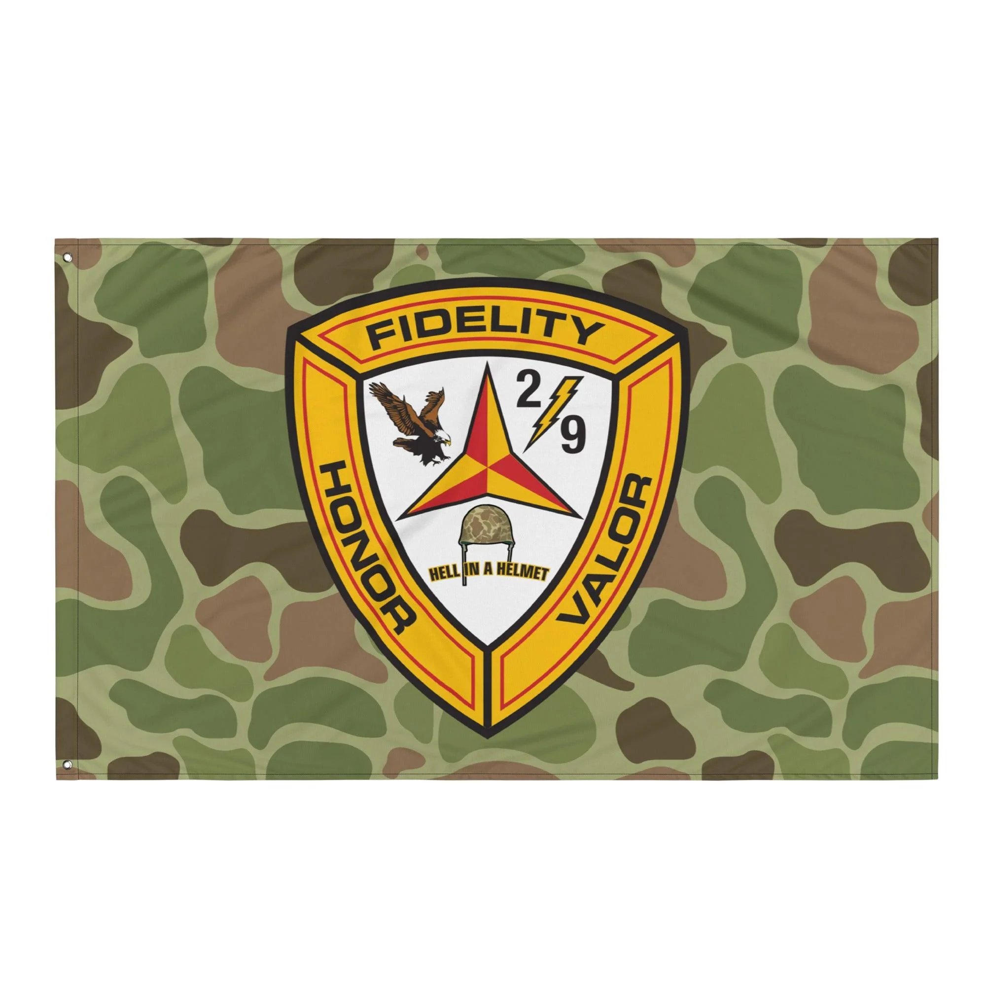 2/9 Marines Frogskin Camo Flag - Image 3