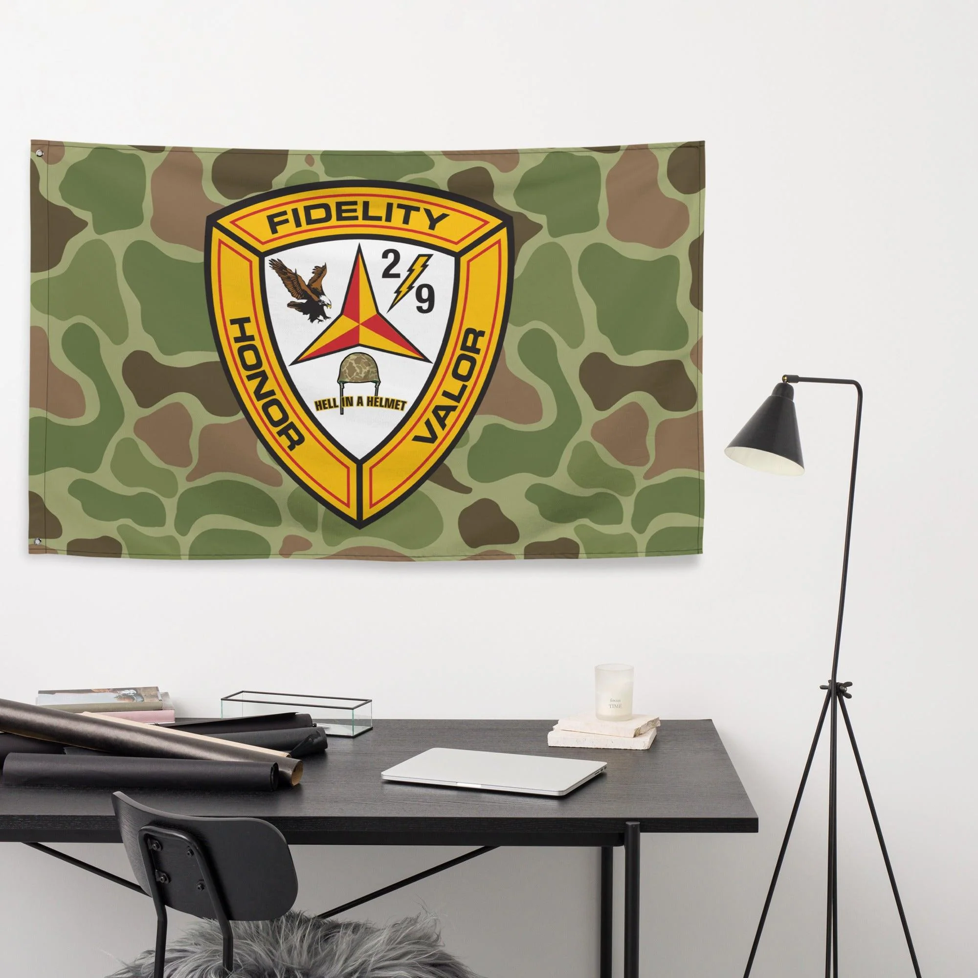 2/9 Marines Frogskin Camo Flag - Image 4