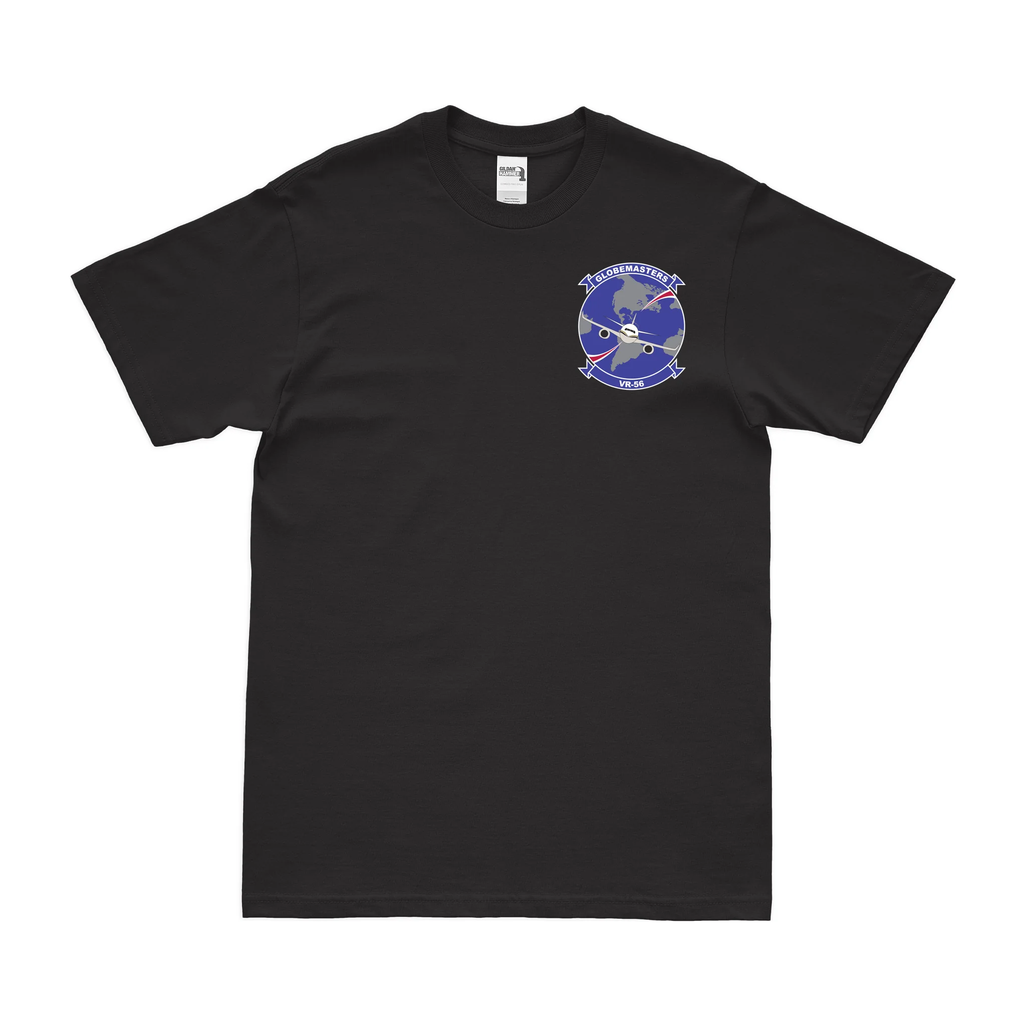 Fleet Logistics Support Squadron 56 (VR-56) Left Chest Emblem T-Shirt