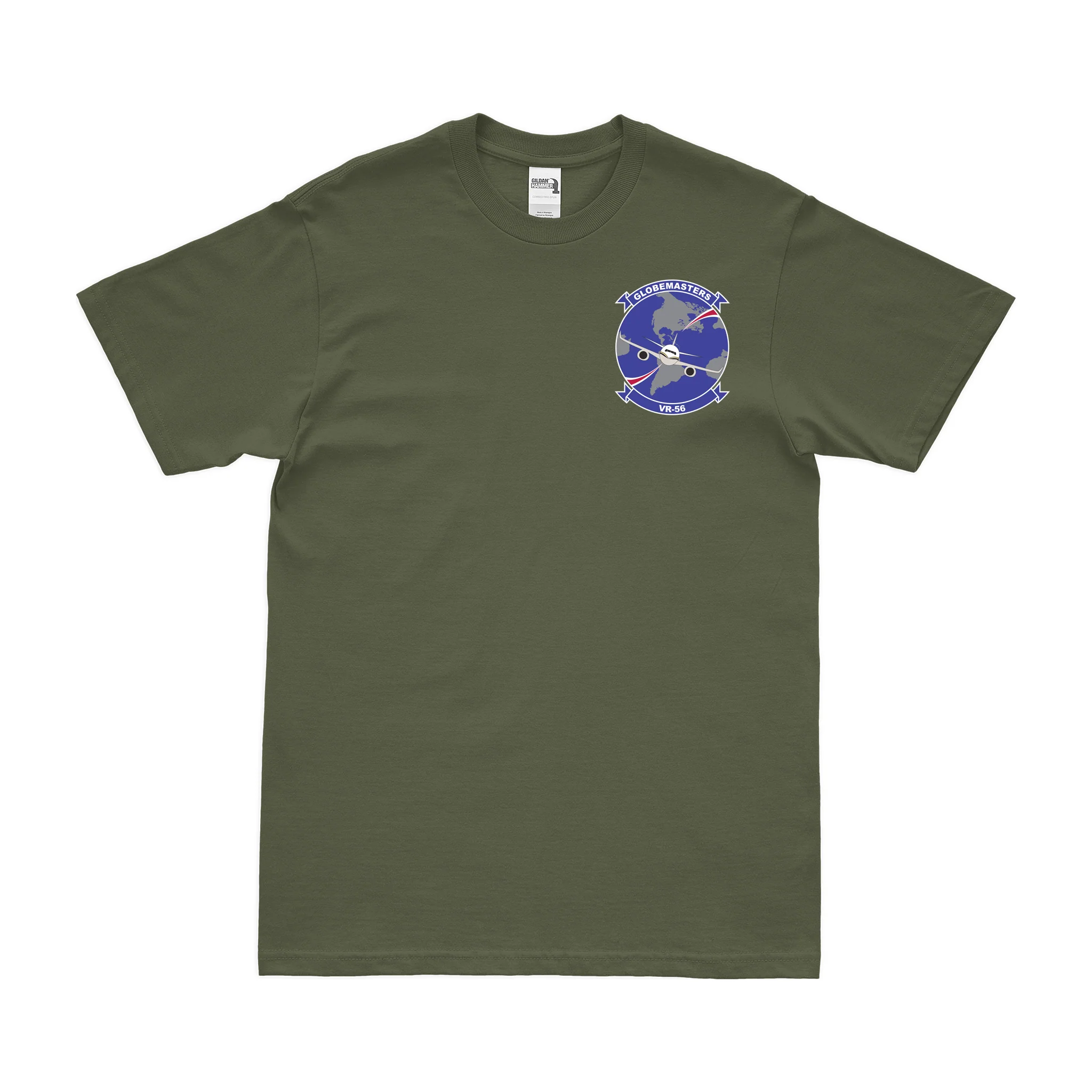Fleet Logistics Support Squadron 56 (VR-56) Left Chest Emblem T-Shirt - Image 2