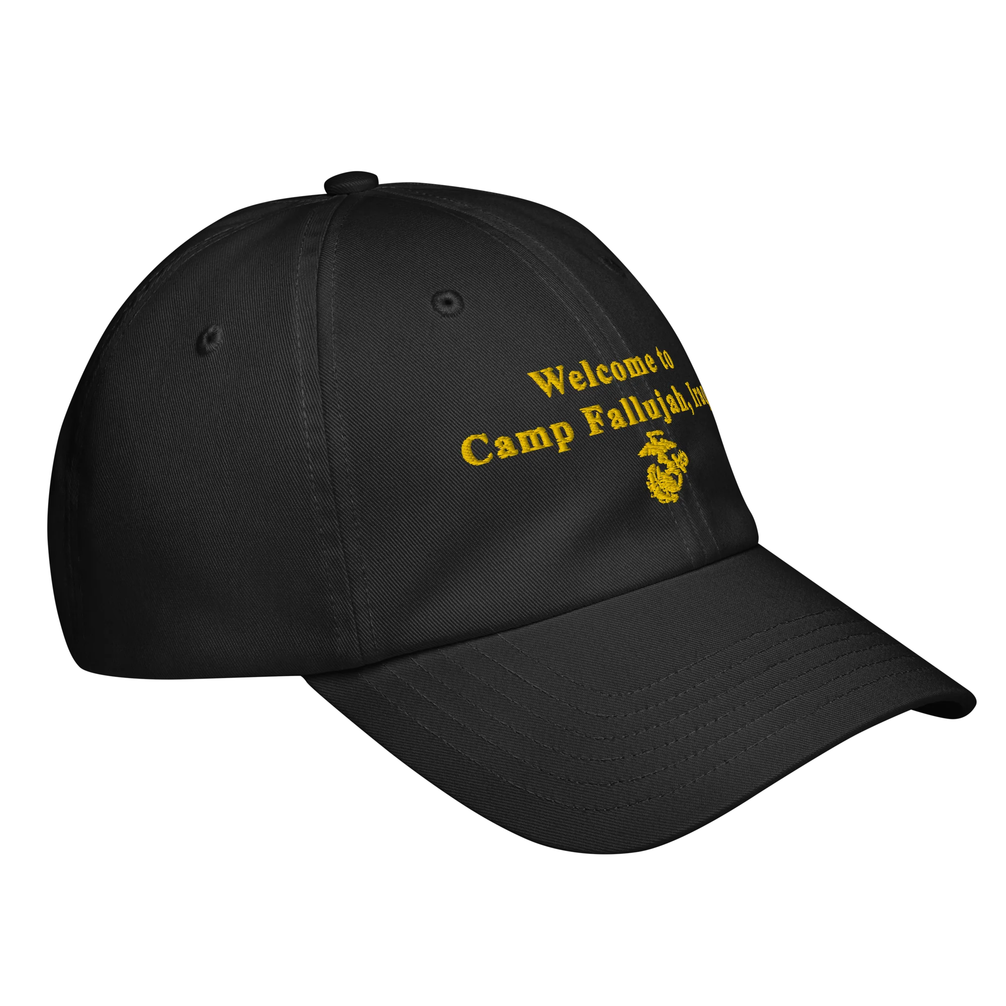 Welcome to Camp Fallujah Iraq USMC Under Armour® Hat - Image 3