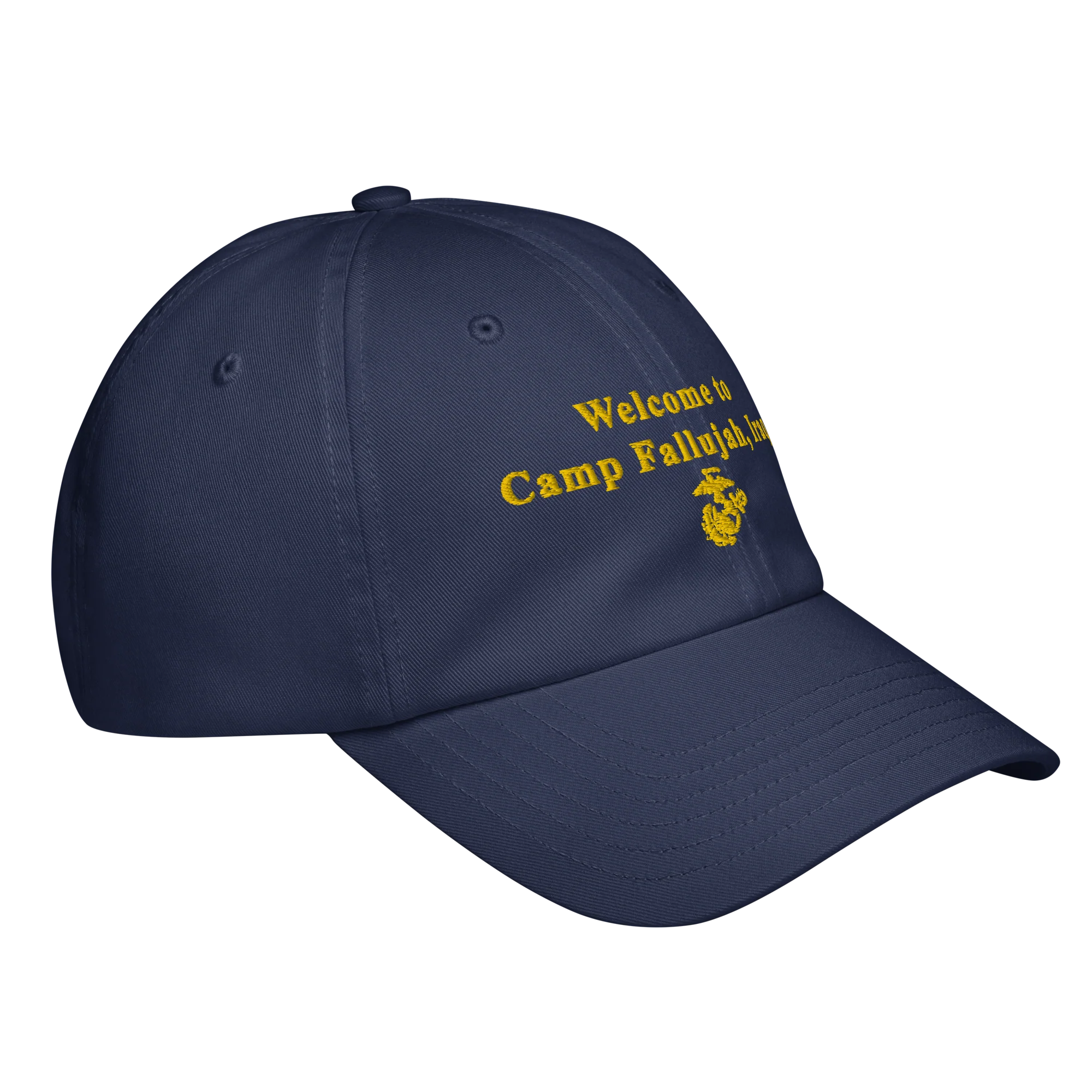 Welcome to Camp Fallujah Iraq USMC Under Armour® Hat - Image 7
