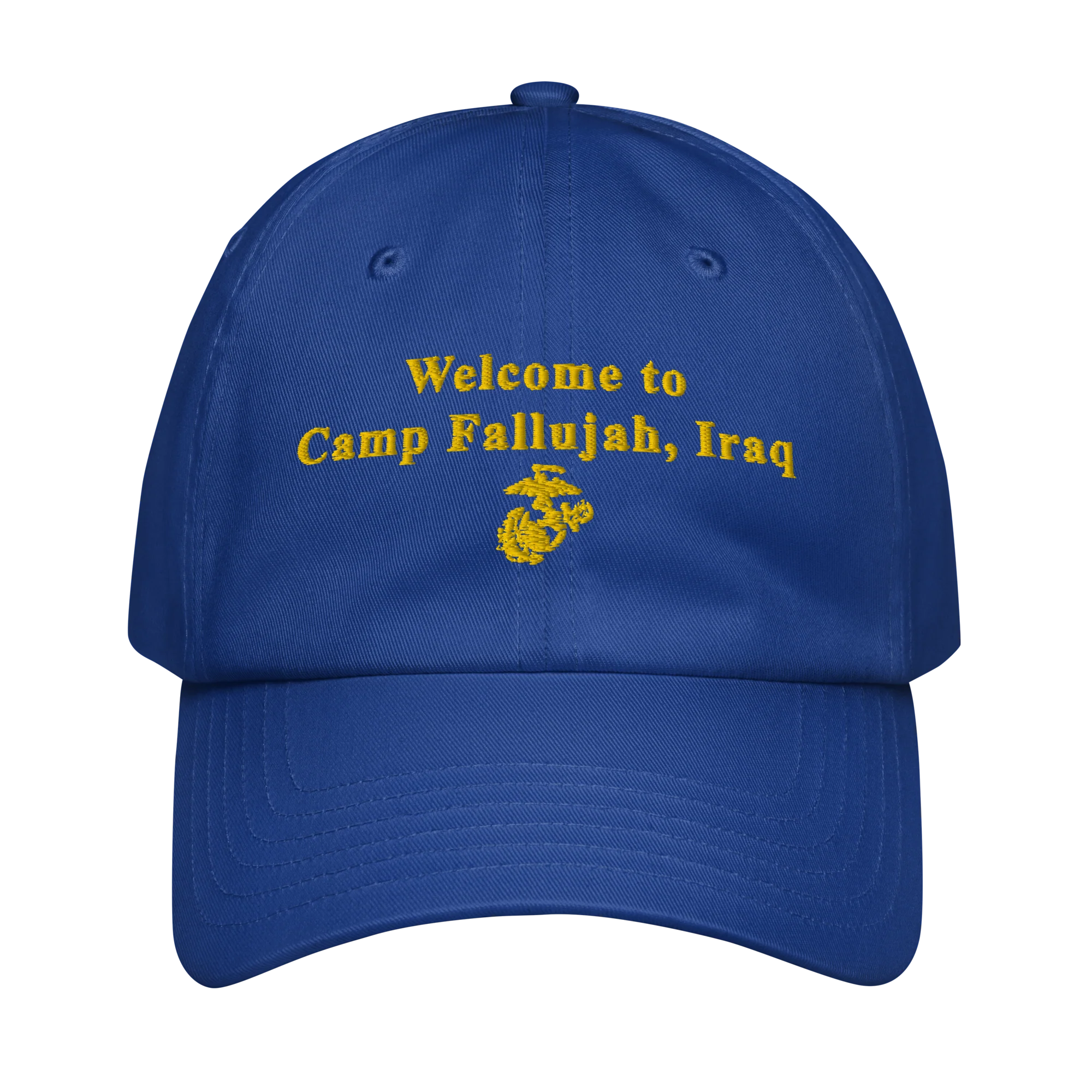 Welcome to Camp Fallujah Iraq USMC Under Armour® Hat - Image 9
