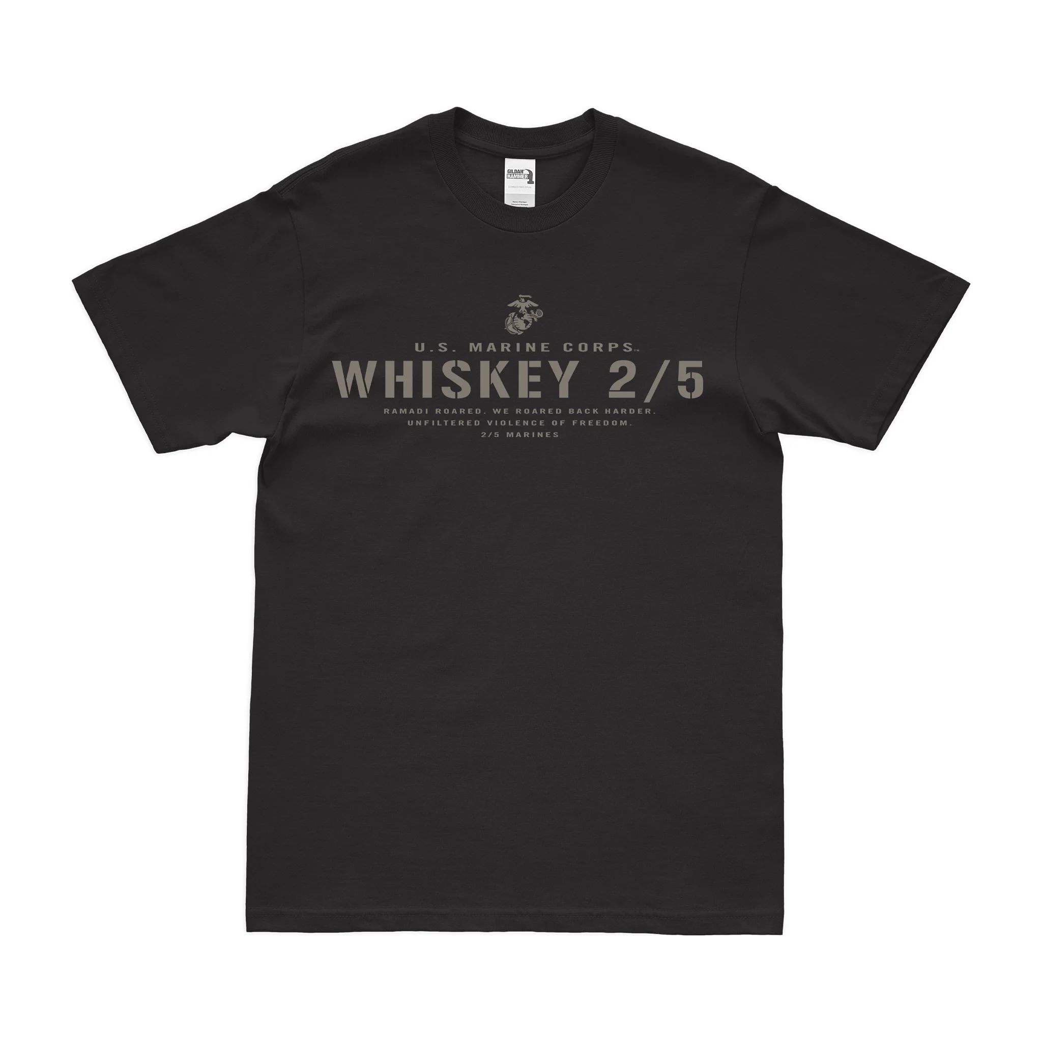 Whiskey 2/5 Marines Ramadi Legacy Tribute T-Shirt