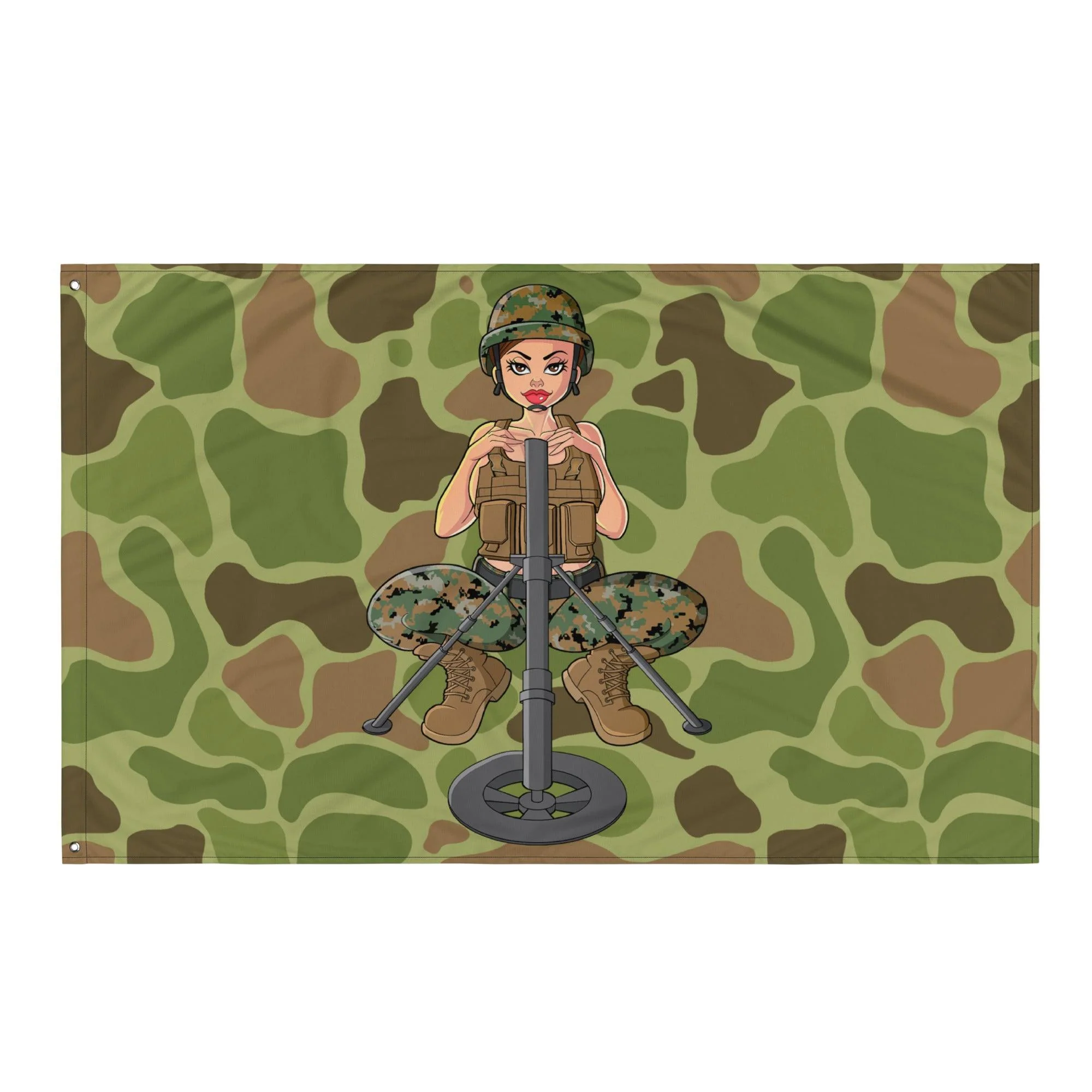 Yesi 60mm Mortars Frogskin Camo Wall Flag