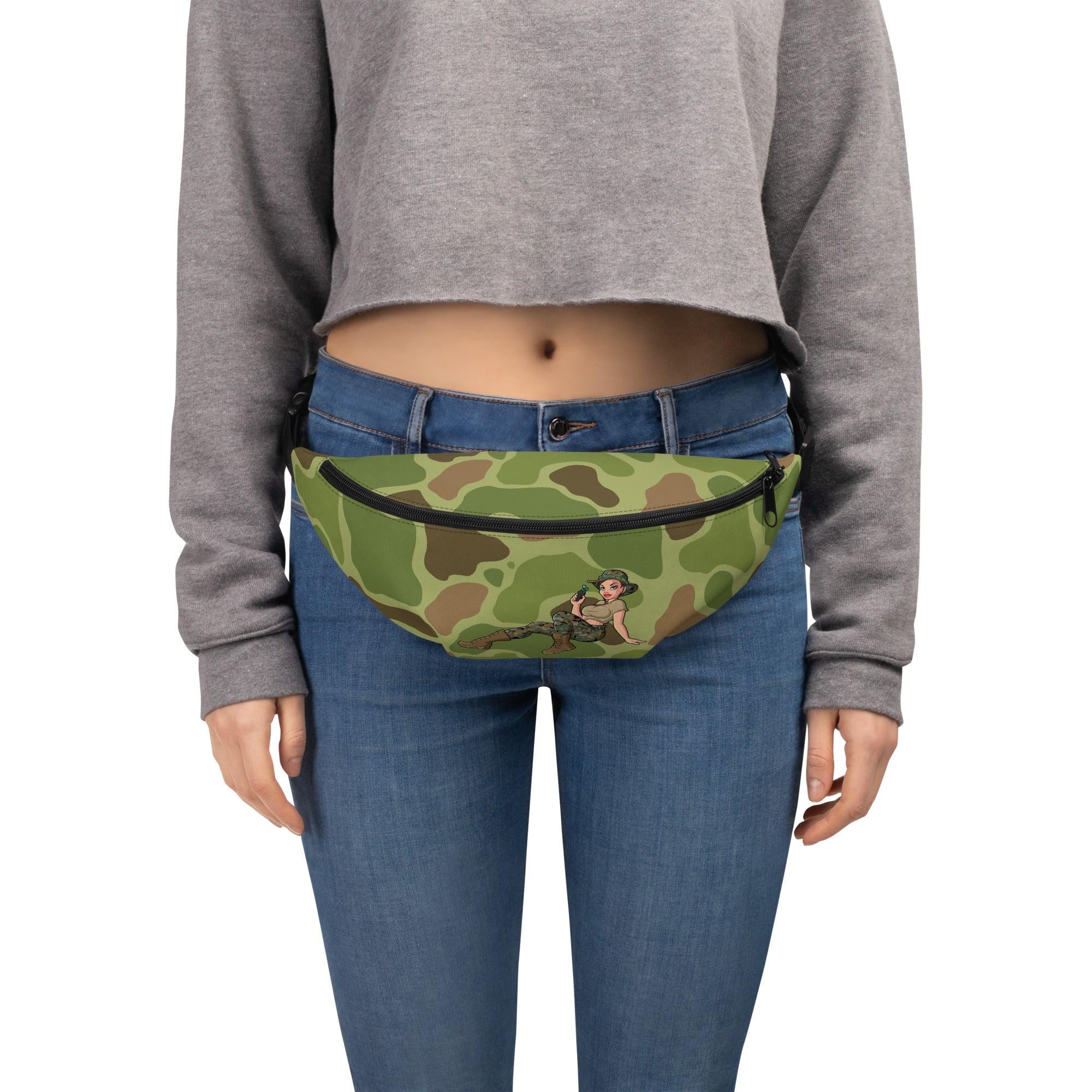 Yesi Pin-Up Girl Frogskin Camo Fanny Pack - Image 6